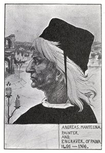 Ritratto di Mantegna, 1899 da Aubrey Beardsley